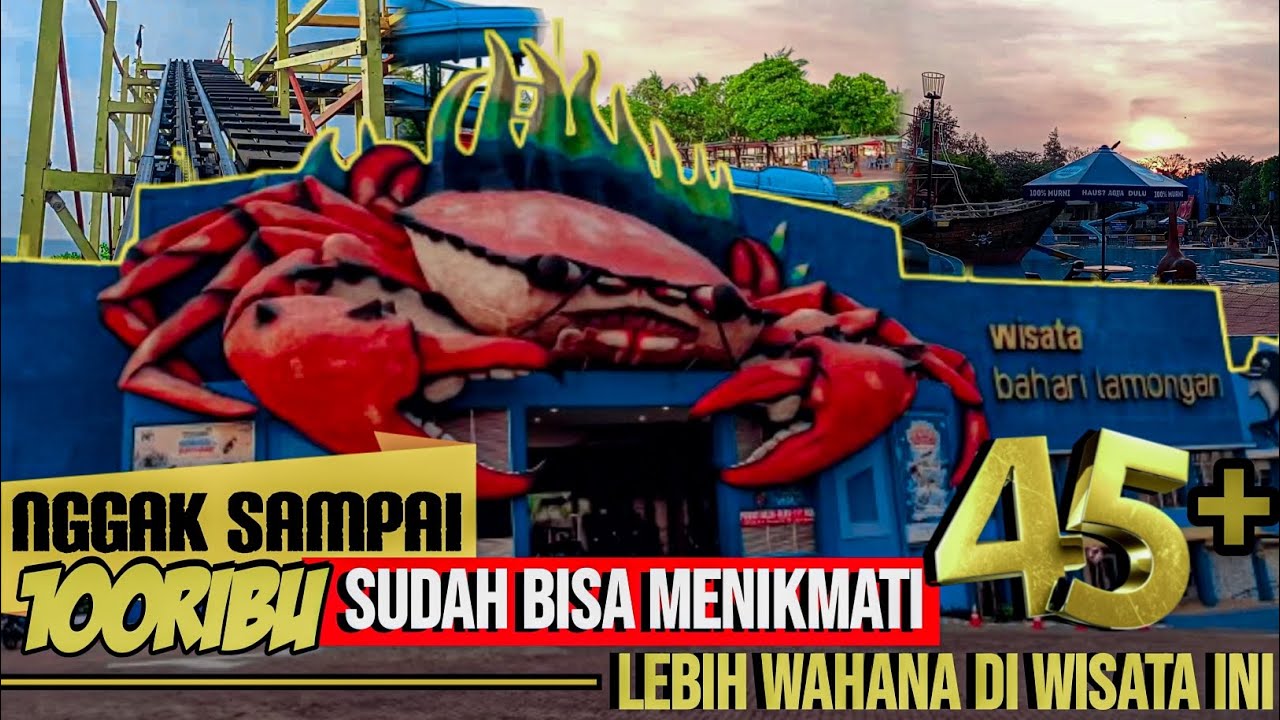 WISATA YANG HITS PADA ZAMAN SD DULU ‼️cobain explore wisata bahari lamongan di tahun 2024 | MAZA