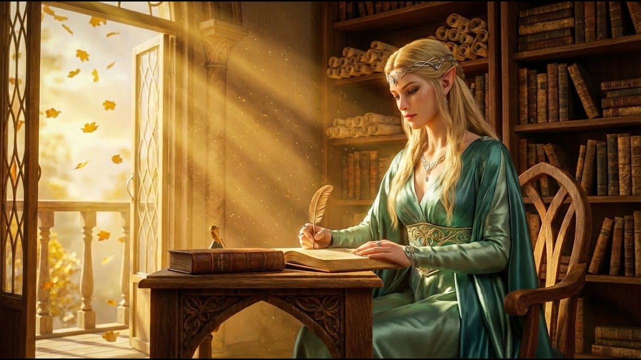Music for Studying & Writing (Warm/Cozy) 📜Royal Elven Library