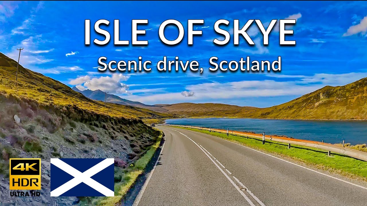 🏴󠁧󠁢󠁳󠁣󠁴󠁿 4K Driving to ISLE OF SKYE in SCOTLAND | SCENIC DRIVE | #isleofskye #scenicdrive #scotland