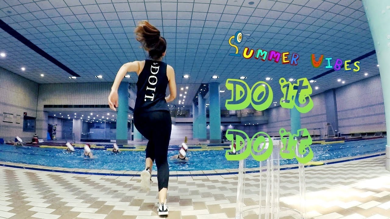 Aqua fitness class