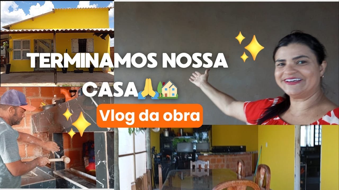 Finalização da nossa casa própria, mostrei a reforma e o resultado da obra.