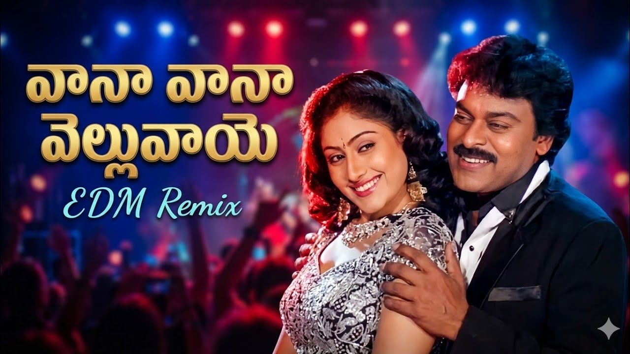 Vaana Vaana Velluvaye | Gang Leader (1991) | Telugu Remix Version | Chiranjeevi Hit Song