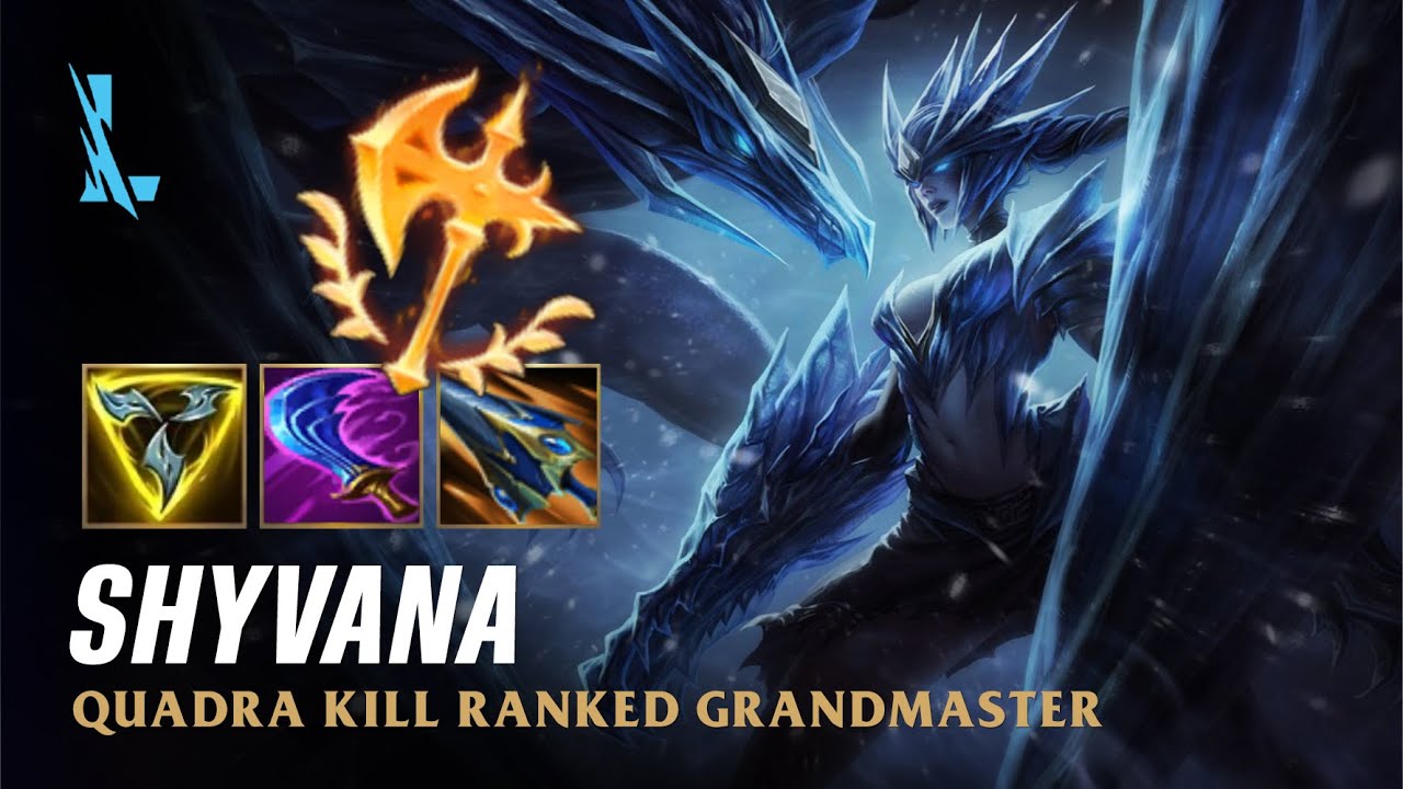 Wild Rift China SHYVANA - Ice Drake Shyvana S14 Ranked Gameplay + Build