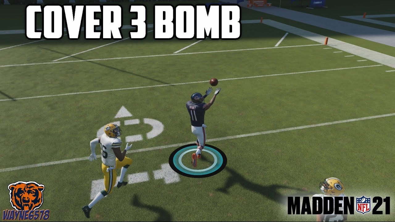 MADDEN 21 EASY ONE PLAY TOUCHDOWN AGAINST COVER 3 DEFENSE - BEAT THE META DEFENSE FOR ONE PLAY TD🔥