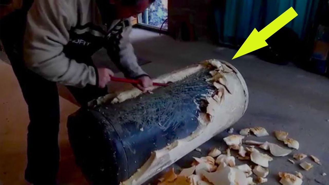 أي شخص يفكر في رمي سخان المياة القديم ، يجب أن يتبع خطوات هذا الرجل بدلاً من ذلك