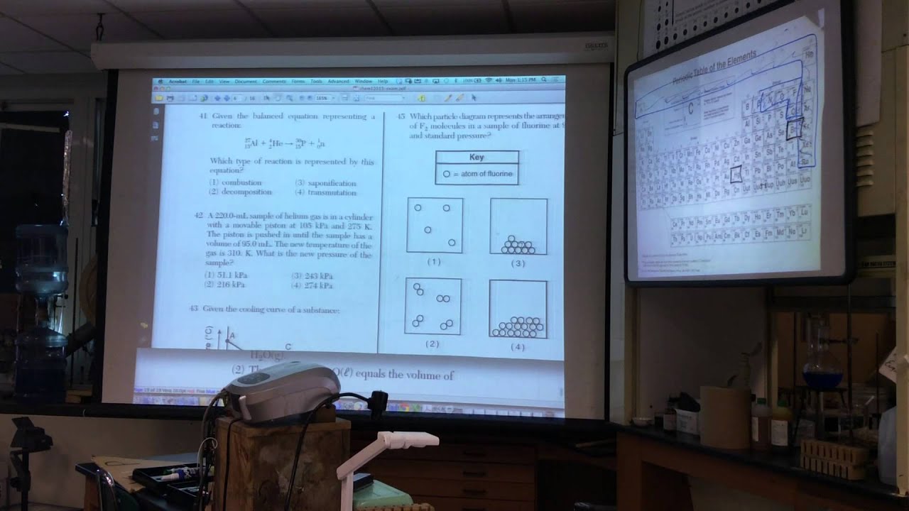 Final Regents Chemistry Review - Most Common Questions