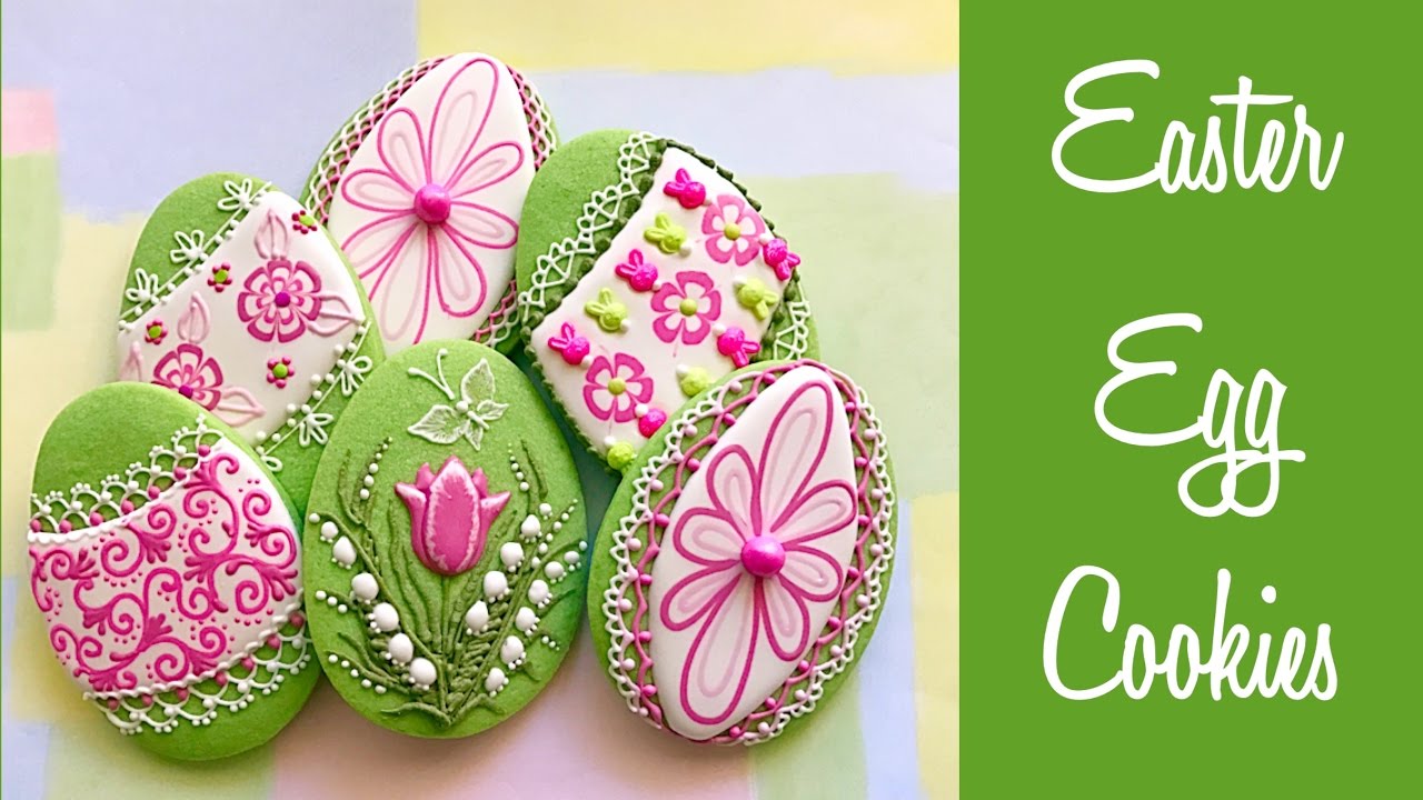 Easter Egg Cookies.🌷🌷🌷
