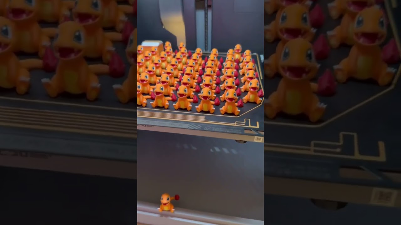 Une arm&eacute;e de salameche #3dprinting #pokemon #anime #impression3d #pokemongo