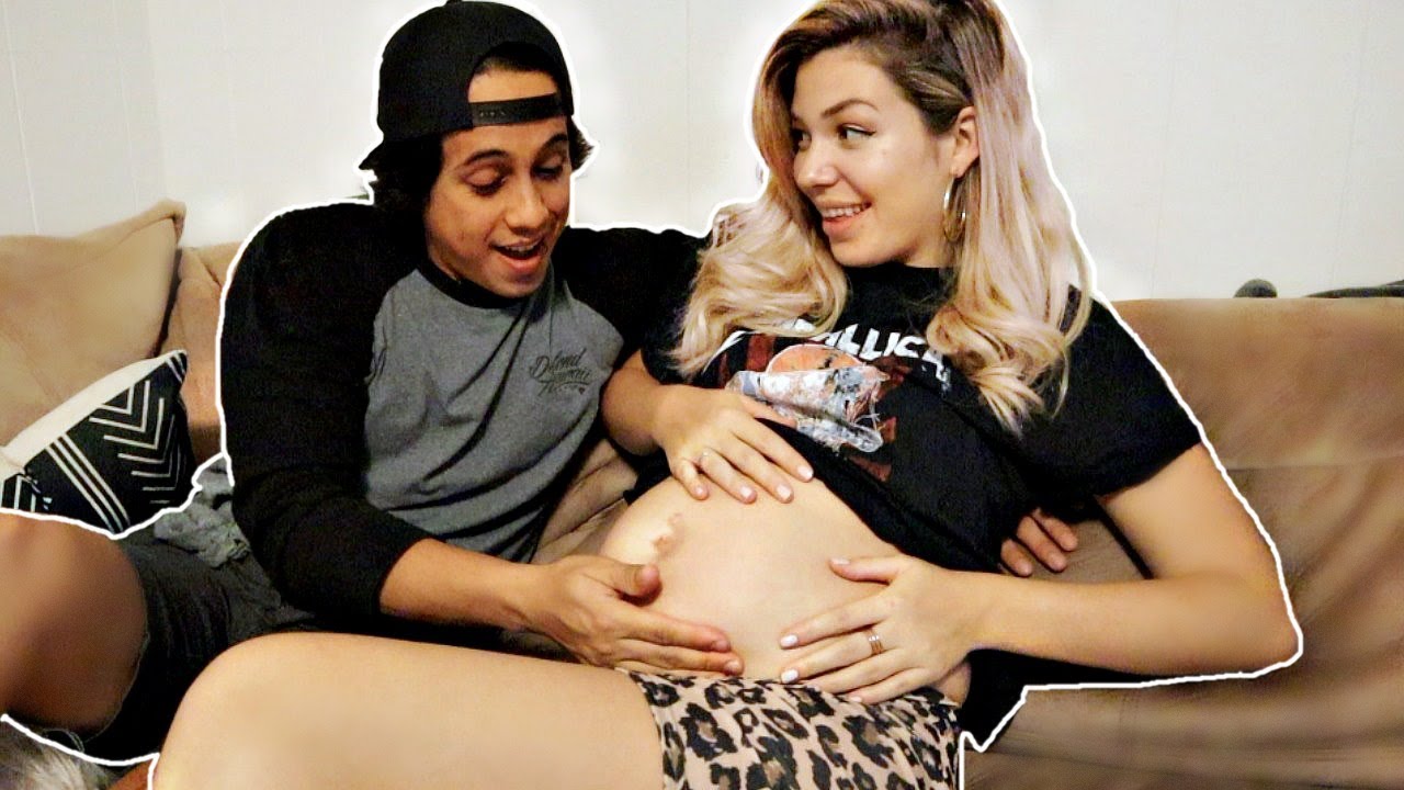 Dad Feels Our Baby Kick For The FIRST TIME!!!