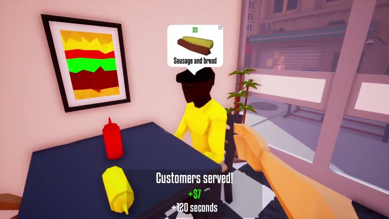 ME and RED hev suit guy Started a resteraunt