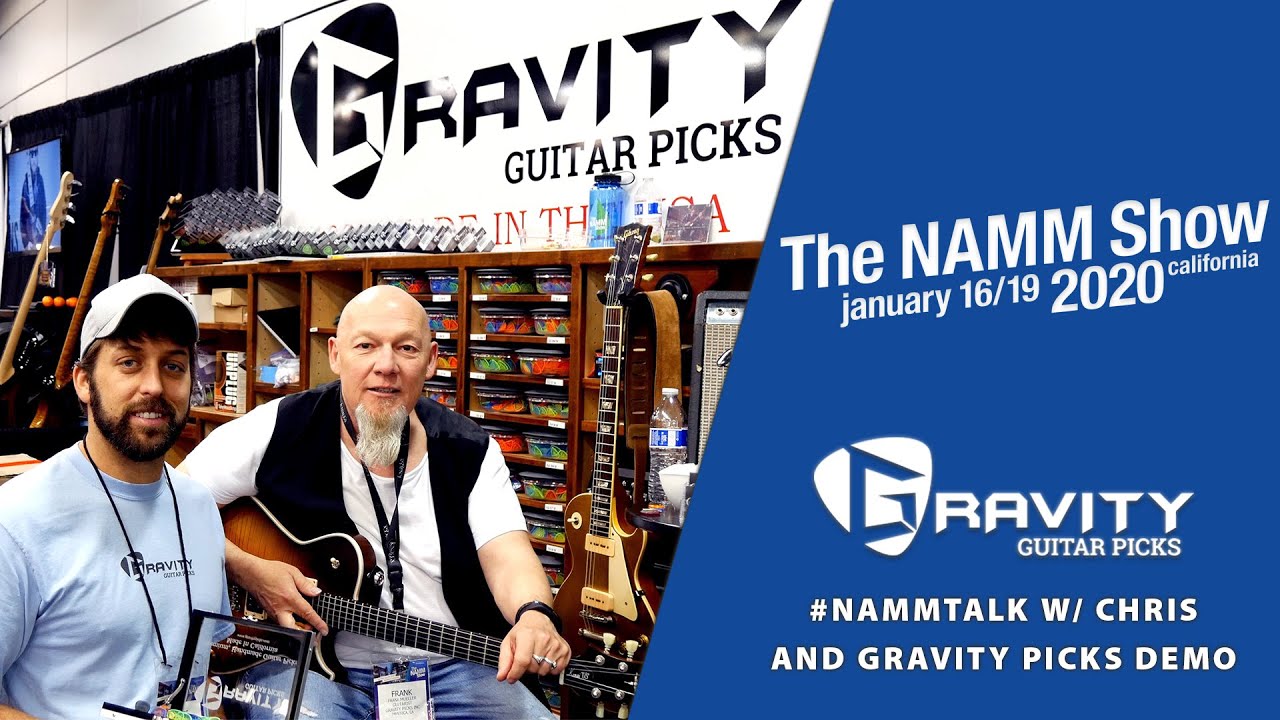 Gravity Guitar Picks | #NAMMTalk & Picks Demo | NAMM 2020