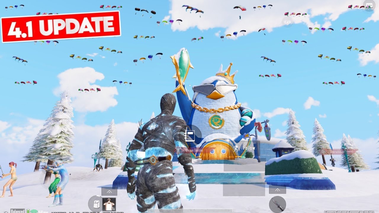 My First Match in The *NEW* Winter Update in BGMI &bull; BGMI Gameplay 