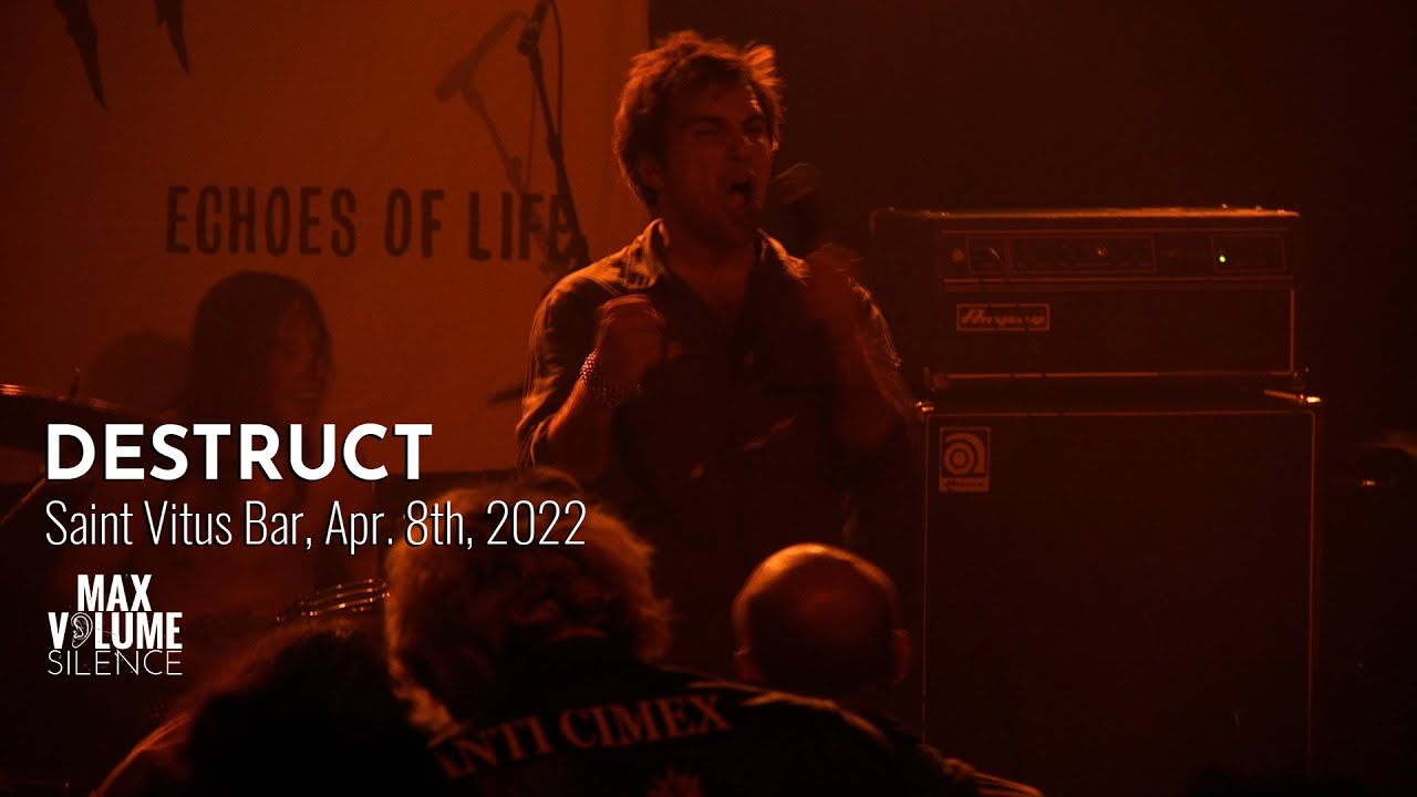 DESTRUCT live at Saint Vitus Bar, Apr. 8th, 2022 (FULL SET)