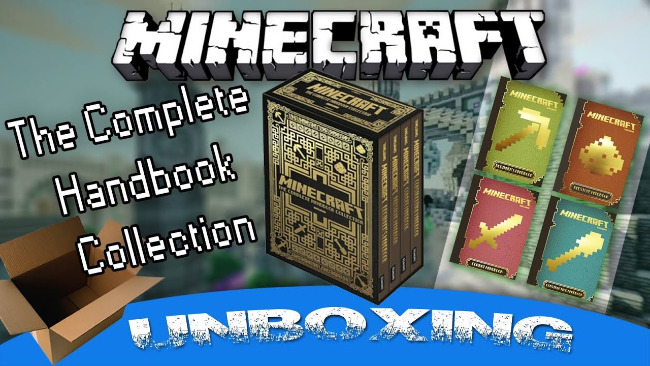 MINECRAFT ~ The Complete Handbook Collection Greek Unboxing