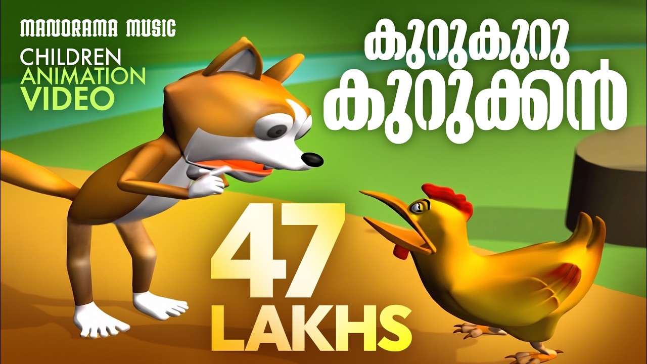 KuruKuru Kurukkan | Kilukkampetty | Super Hit Malayalam Animation Video | Children Animation Videos