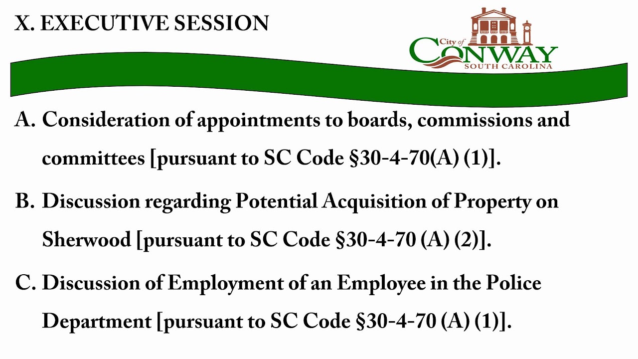City of Conway Council Meeting | January 20, 2026