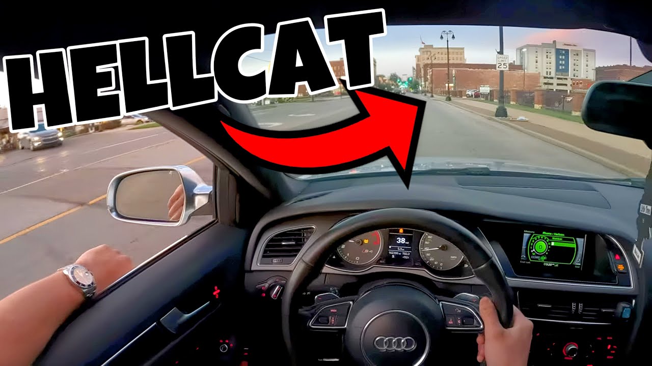 Supercharged Audi S4 POV Drive In The City