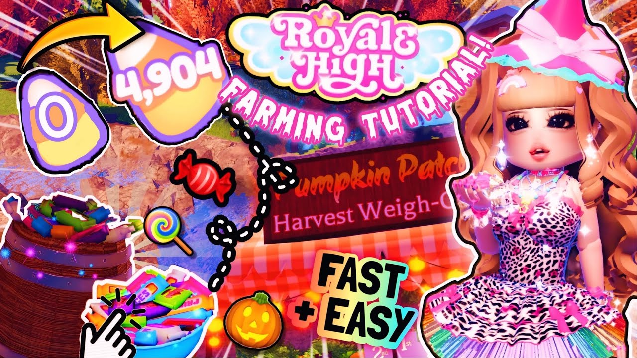How to *FARM* A LOT Of CANDIES In The *NEW* Royale High UPDATE To Get THE NEW ITEMS! 🍬[EASY + FAST]