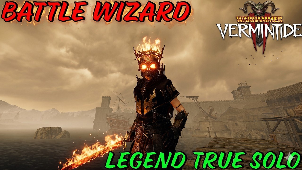 Battle Wizard | Legend True solo | Bolt/Fire Sword | Pit | Warhammer Vermintide 2