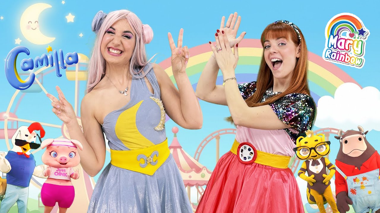 MARY RAINBOW & CAMILLA 🌈🌙 🎶 Mega compilation con le più belle canzoni per bambini e baby dance