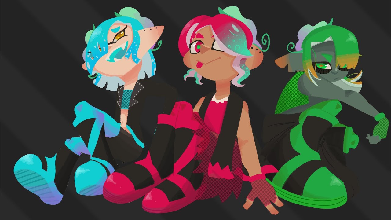 💭Think Then Ink 💦 Official Music Video ~ Trilight (Splatoon Fan Idols)