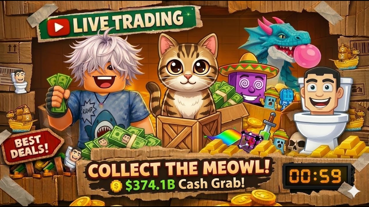 🟥Live trading in steal a brainrot! #sab #stealabrainot