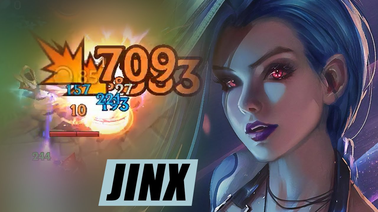 WILD RIFT JINX GAMEPLAY IN SEASON 5 (BUILD & RUNES) OP DAMAGE!
