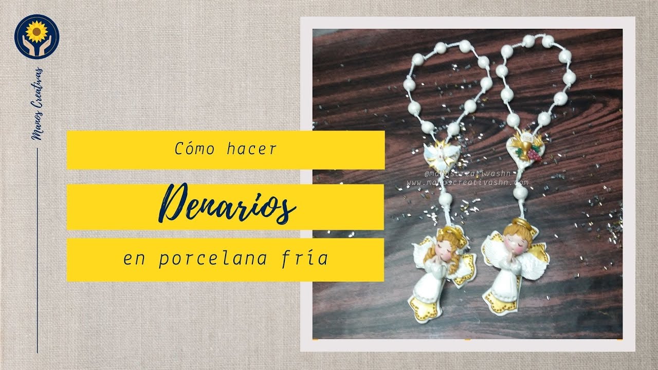 Cómo hacer Denarios en porcelana fría | Escuela Manos Creativas