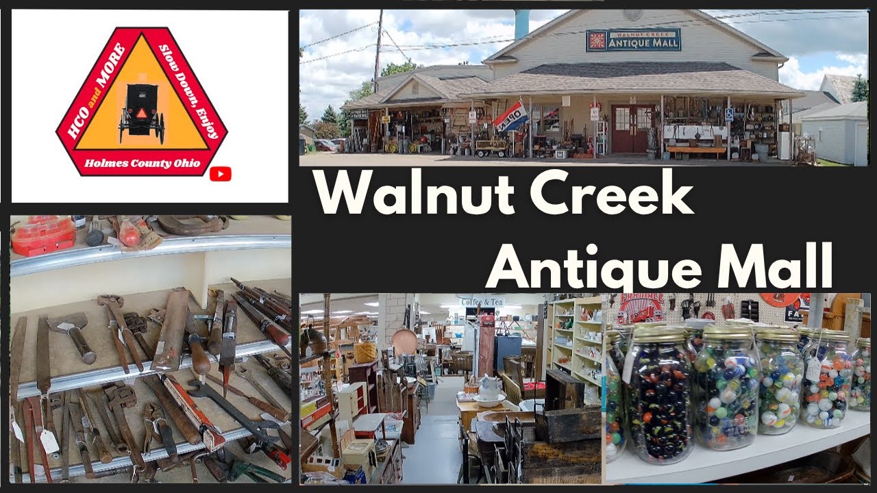A Amish Country Antique Mall located in Walnut Creek Ohio - Holmes County  #antiques #walnutcreek
