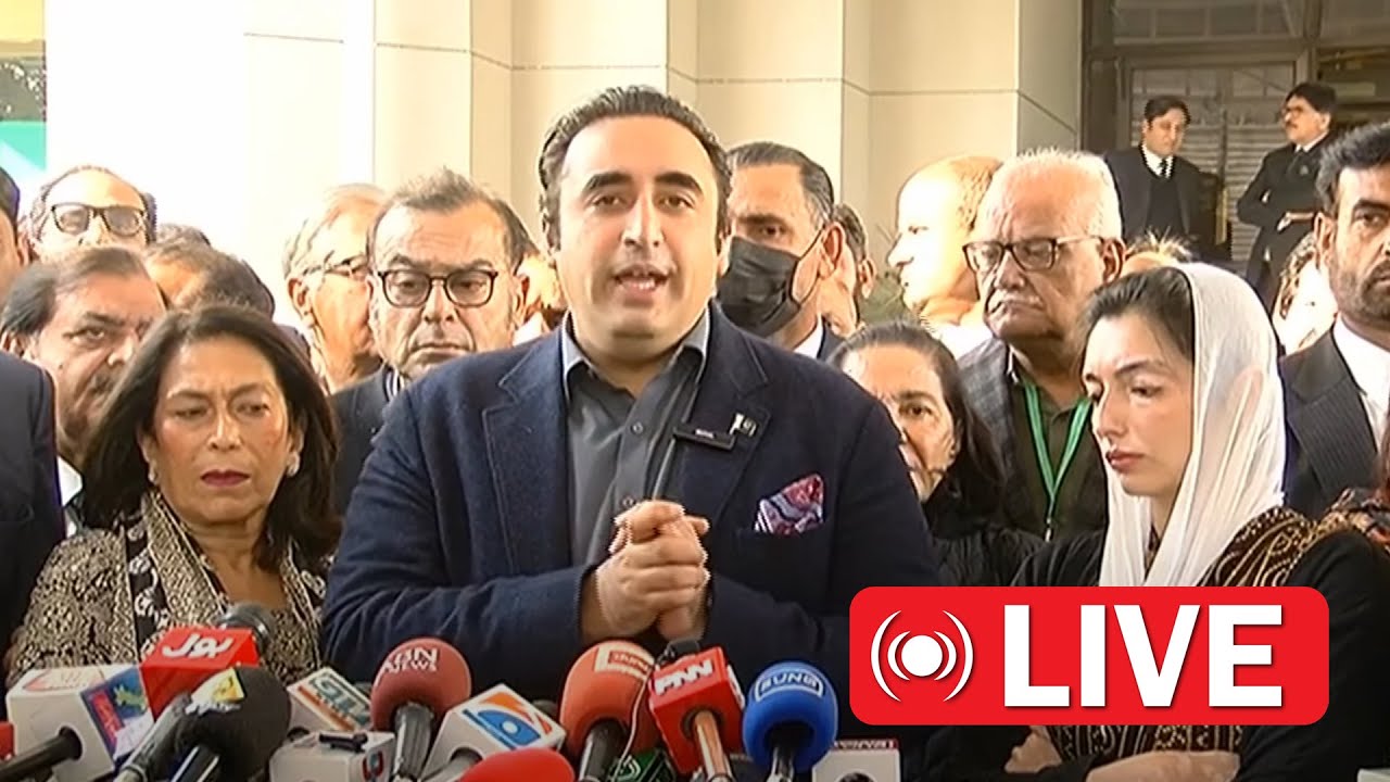 LIVE | Chairman PPP Bilawal Bhutto Important Media Talk