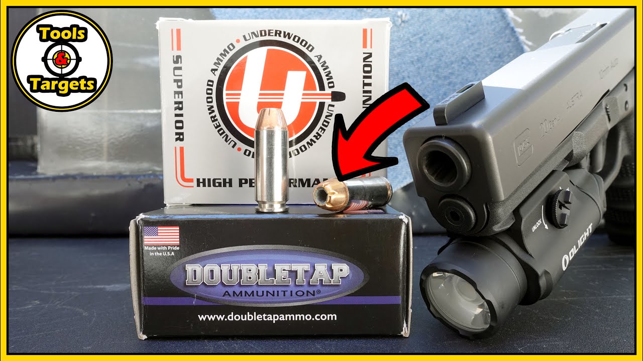 БИТВА за второе место?... Тест патронов для самообороны 10MM DoubleTap против Underwood!