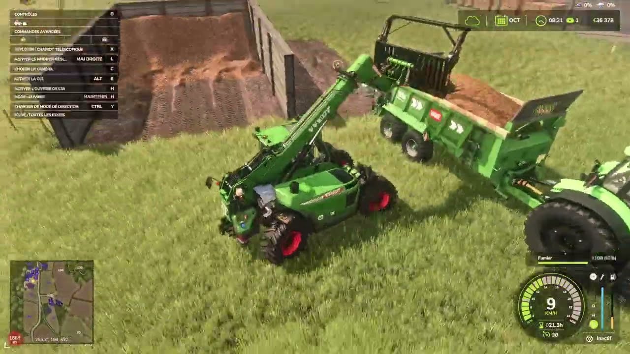 Fs25 Ep.18 Vente de lait, épandage de fumier, RTM et vente d'ensilage