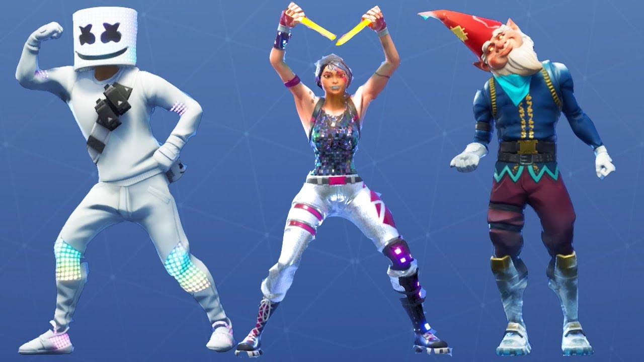 Fortnite All Dances Season 1-7 Updated to Glowsticks