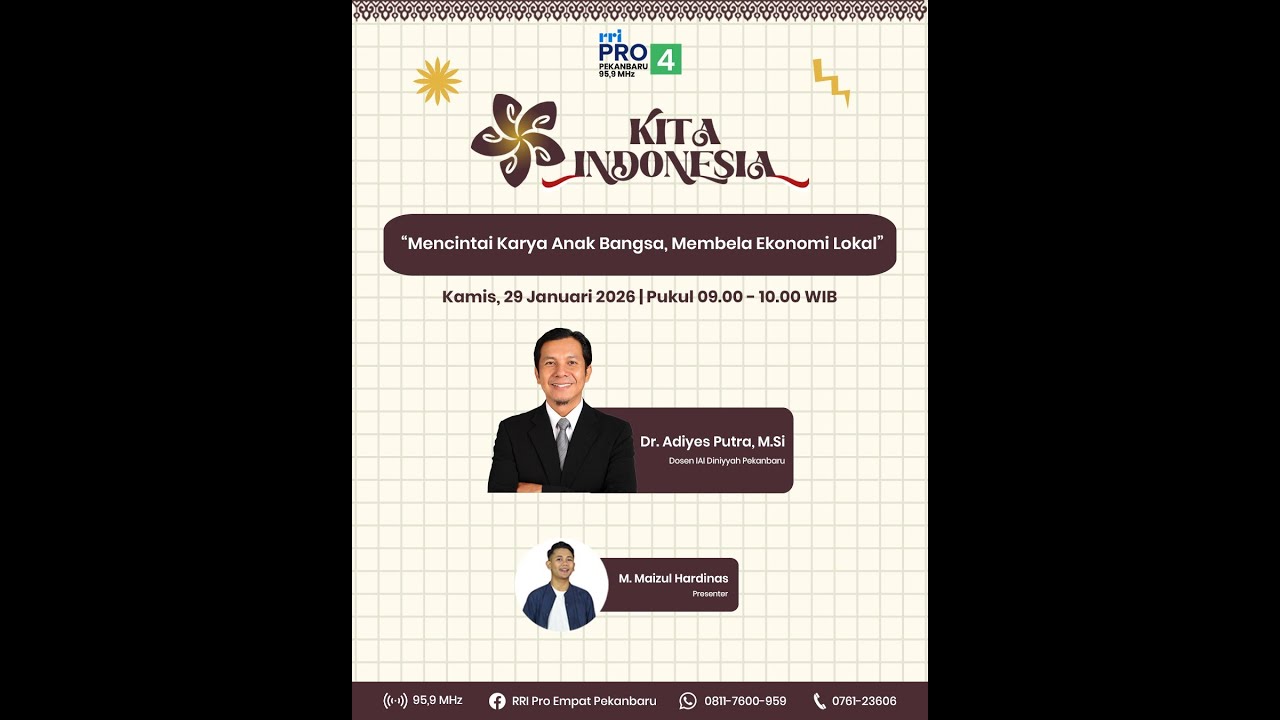 KITA INDONESIA PRO4 PEKANBARU EDISI KAMIS 29 JANUARI 2026