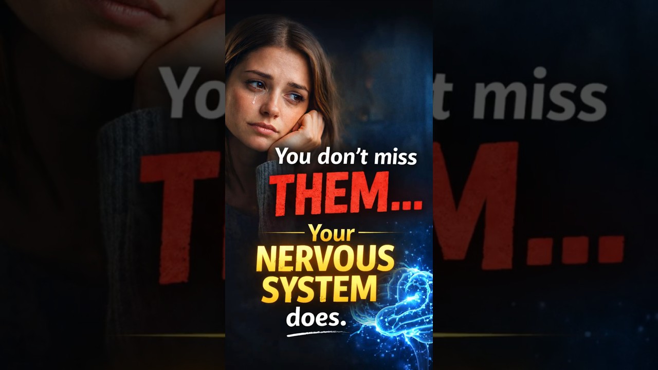 You Don't Actually Miss Them. Your Nervous System Does.
