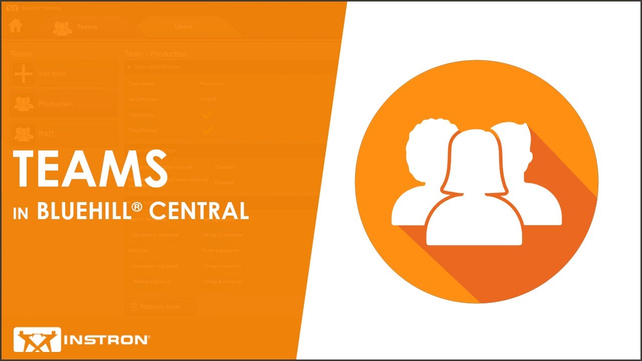 Teams in Bluehill® Central