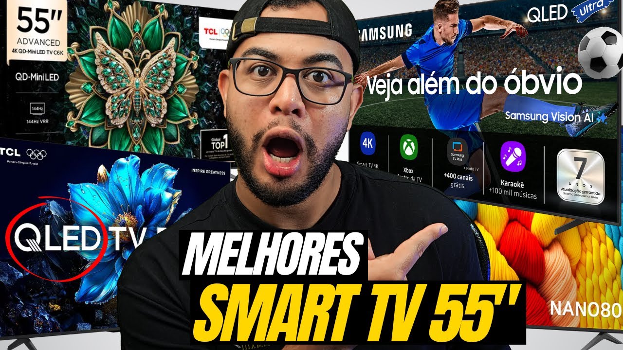 As TVS 55&rdquo; Que Realmente PRESTAM em 2026 (O RESTO &Eacute; MARKETING) MELHORES TVS 55 POLEGADAS 2026