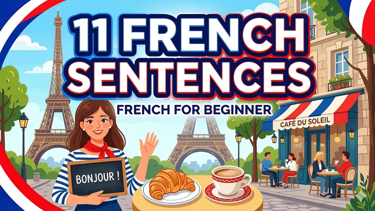 Learn French for Beginners | 11 French Sentences Every Beginner Must Know | Day 1