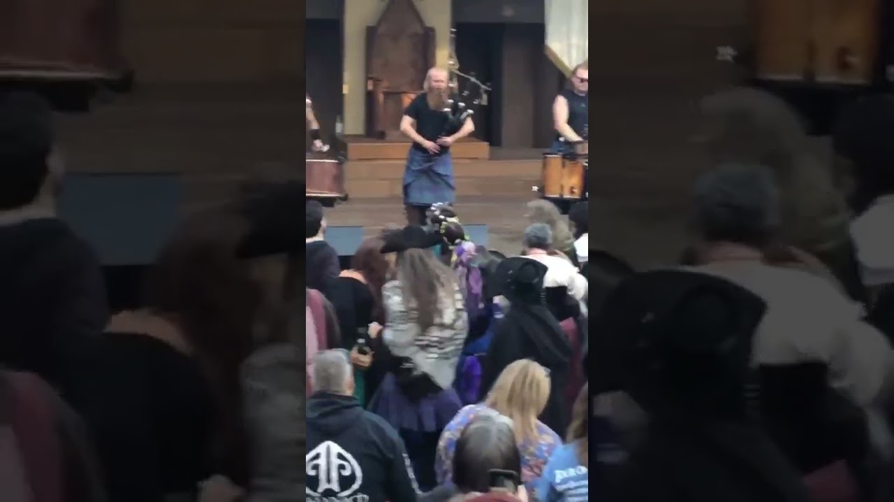 #albannach at the Pennsylvania Renaissance Faire (2019) #PARF #bagpipes #drums #rave