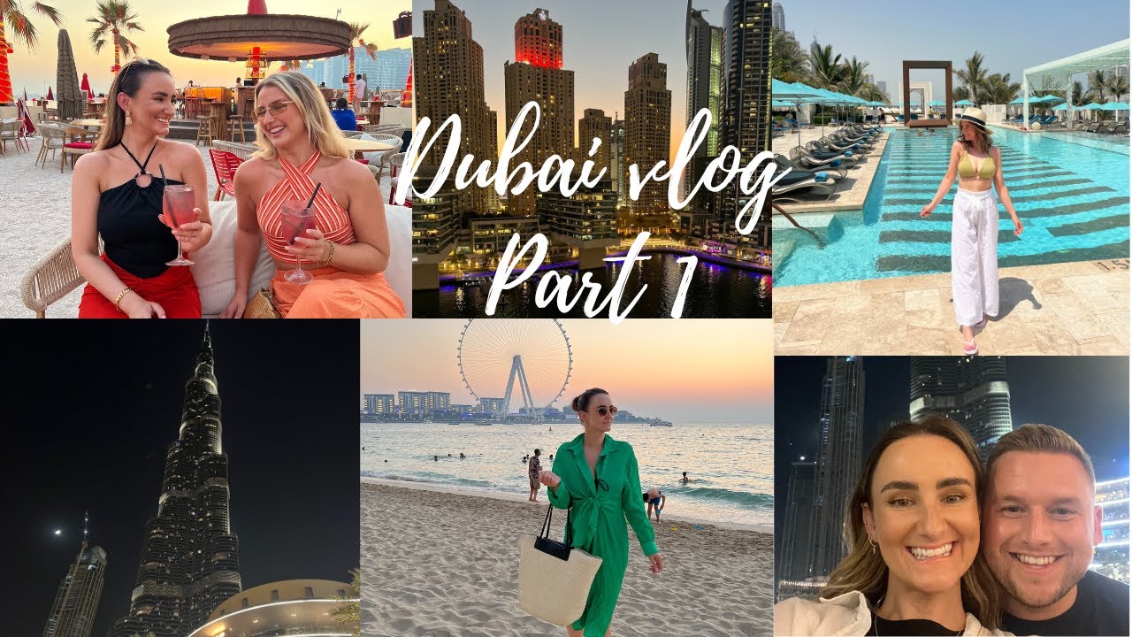 DUBAI VLOG PART 1 | DUBAI MARINA, DUBAI MALL, UP THE BURJ KHALIFA, DRIFT BEACH CLUB & STK