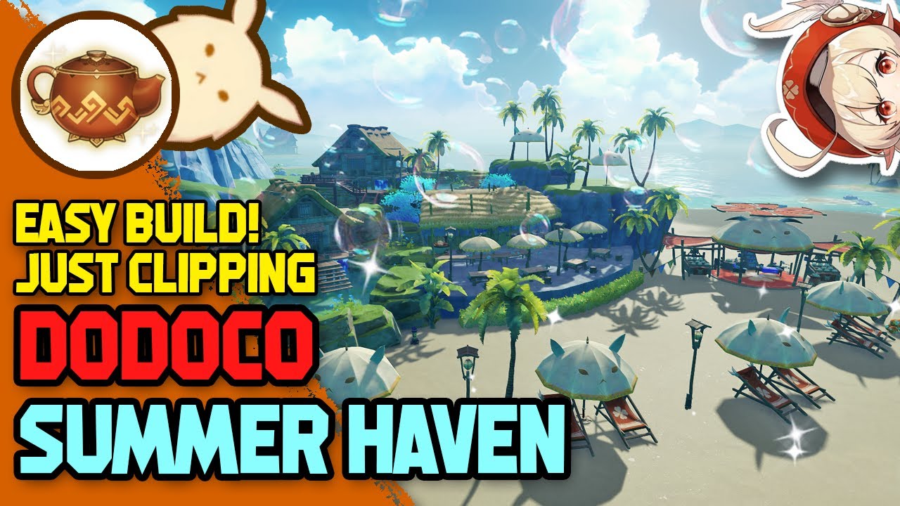 Dodoco Summer Haven! | Serenitea Pot | Genshin Impact