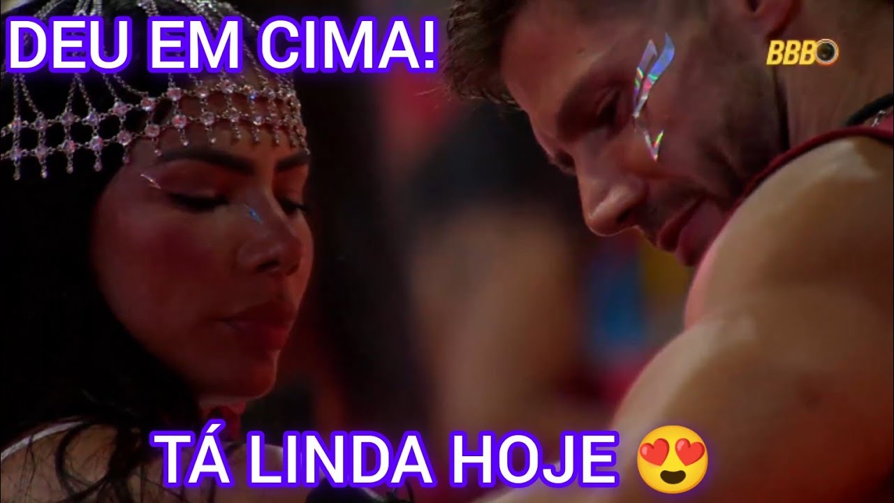 JONAS DA EM CIMA DE MARCIELE E DIZ QUE ELA TÁ LINDA 'CUNHÃ TÁ BONITA HOJE ELA TÁ COM UMA LUZ 