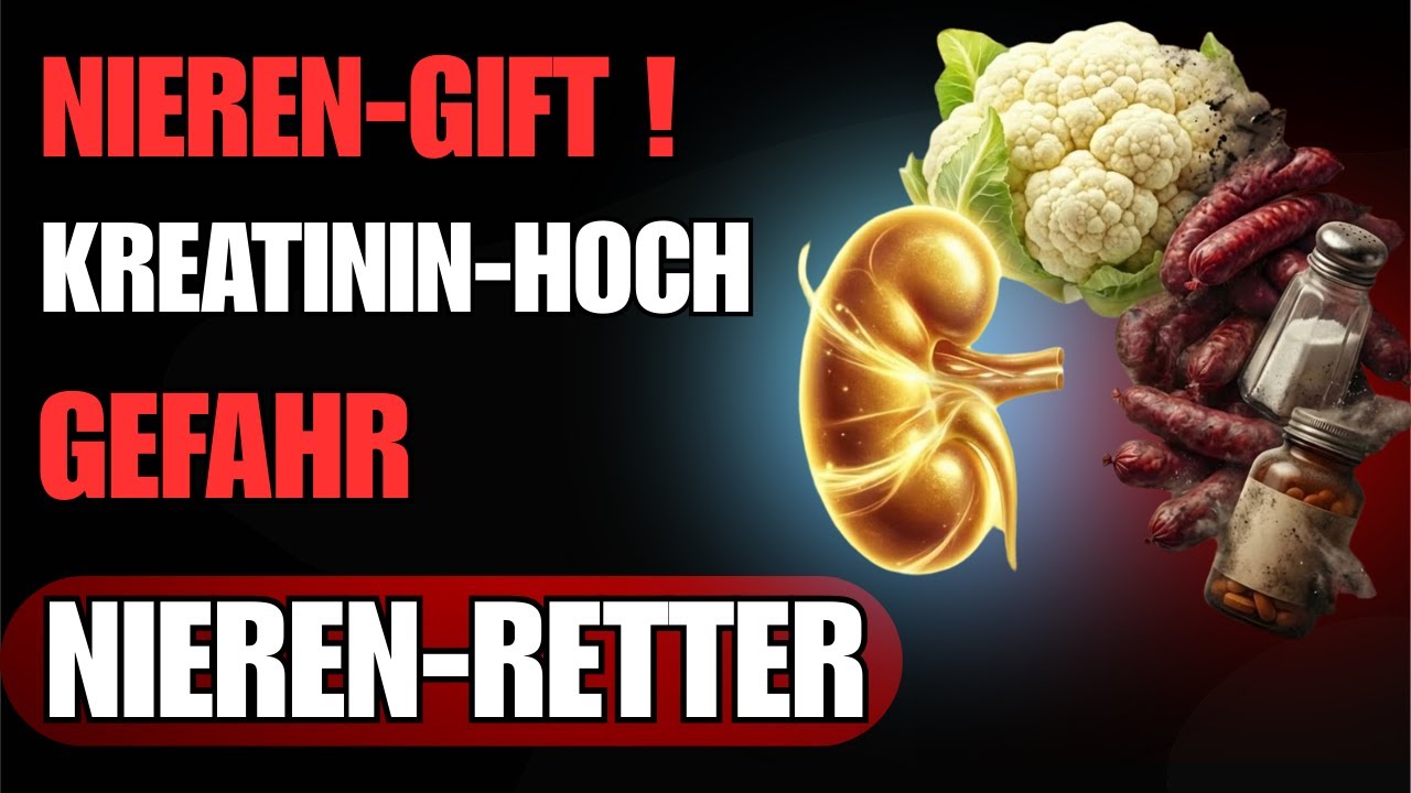 Kreatinin senken: Das Wunder-Gemüse für Nieren! (4 Gifte, die Sie unbedingt vermeiden müssen)