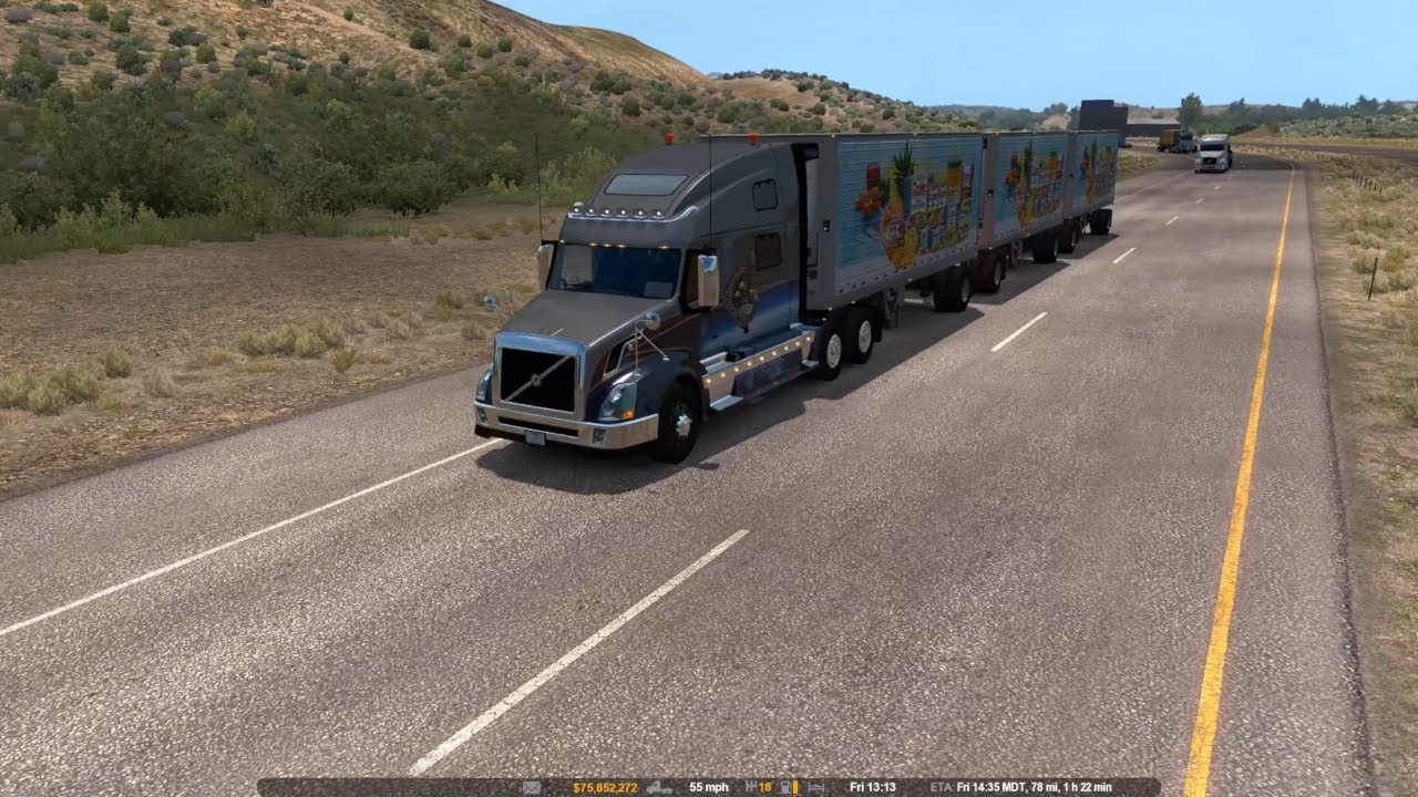 ATS: Utah DLC: Salina to Salt Lake City and SLC drive around