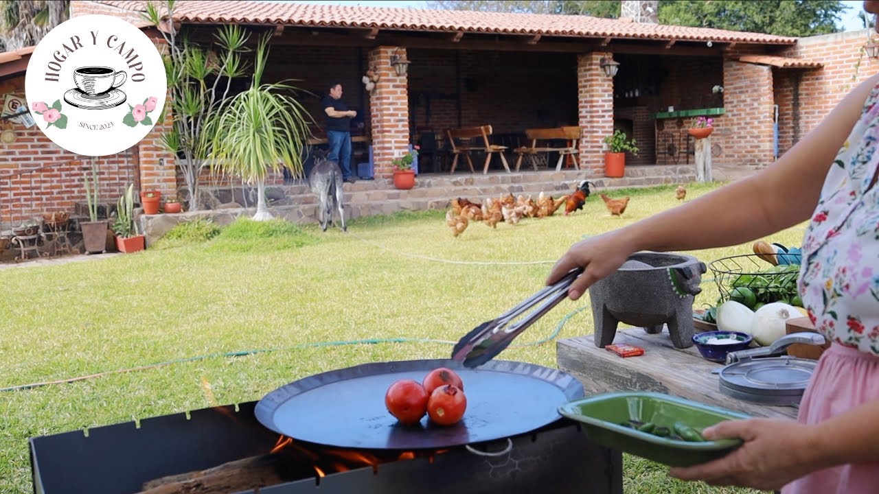 Antojo Mexicano : Picaditas veracruzanas y Carne Asada en el Campo🍃🌸