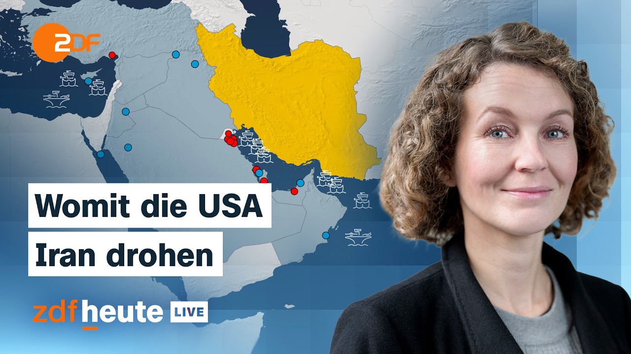 Atom-Gespräche: Was hinter Trumps Druck auf Iran steckt | Nahost-Analystin bei ZDFheute live