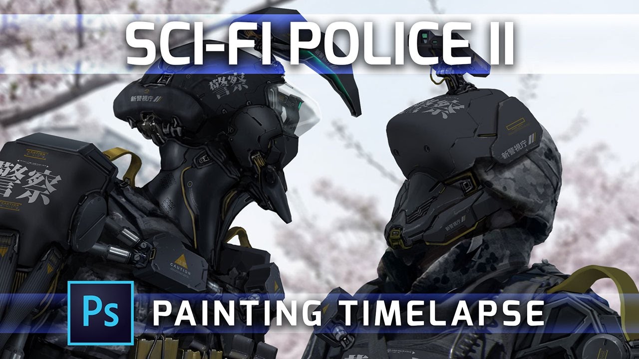 Neo Japan N10 - Painting+ Photo Manip Timelapse