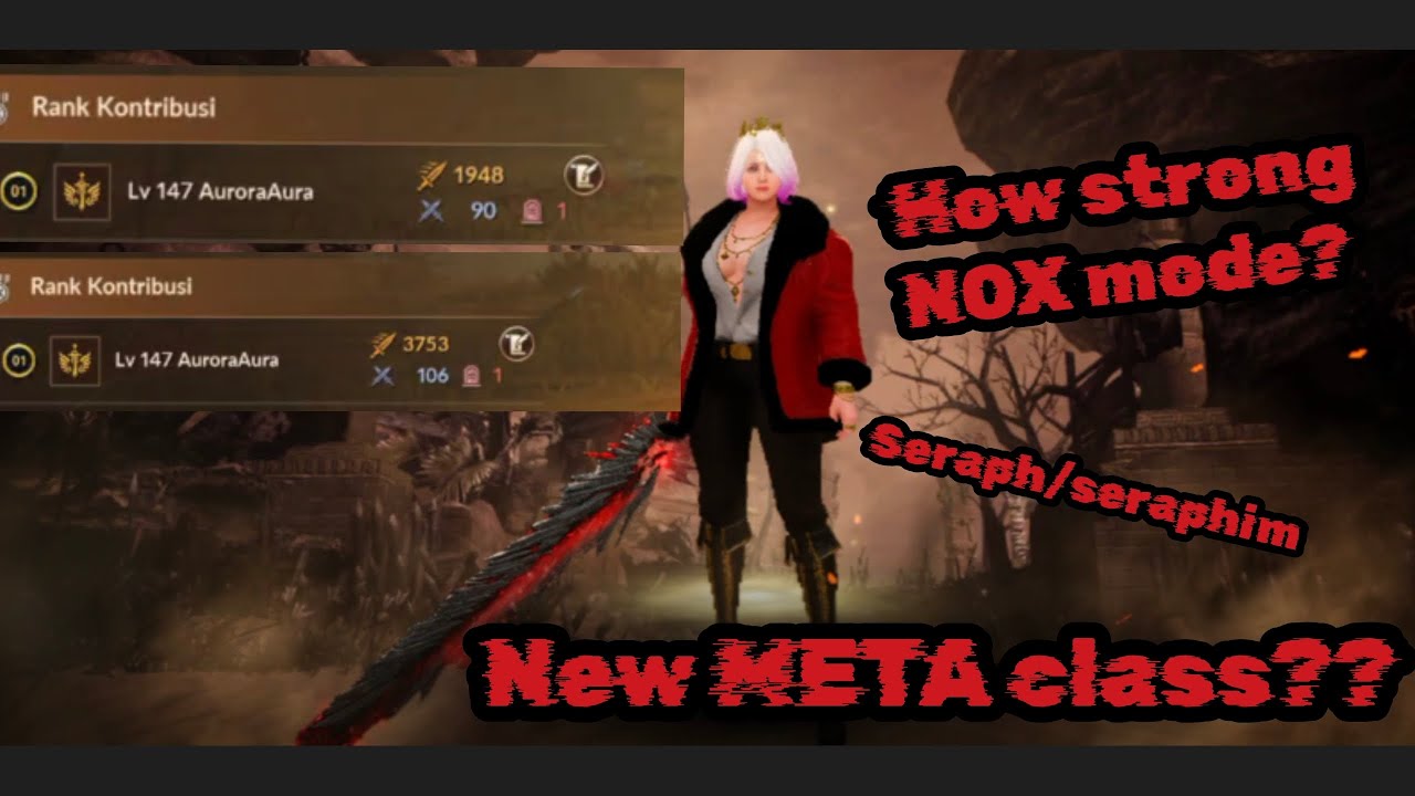 1Hrs BOTS⚔️ - [SERAPH] NOX Mode On ACTION 👹 Demon Mode - Black Desert Mobile | SERAPHIM