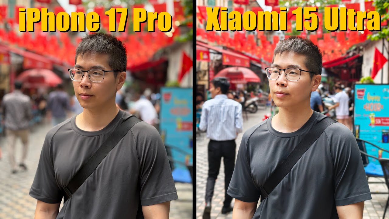 Сравнение камер iPhone 17 Pro и Xiaomi 15 Ultra