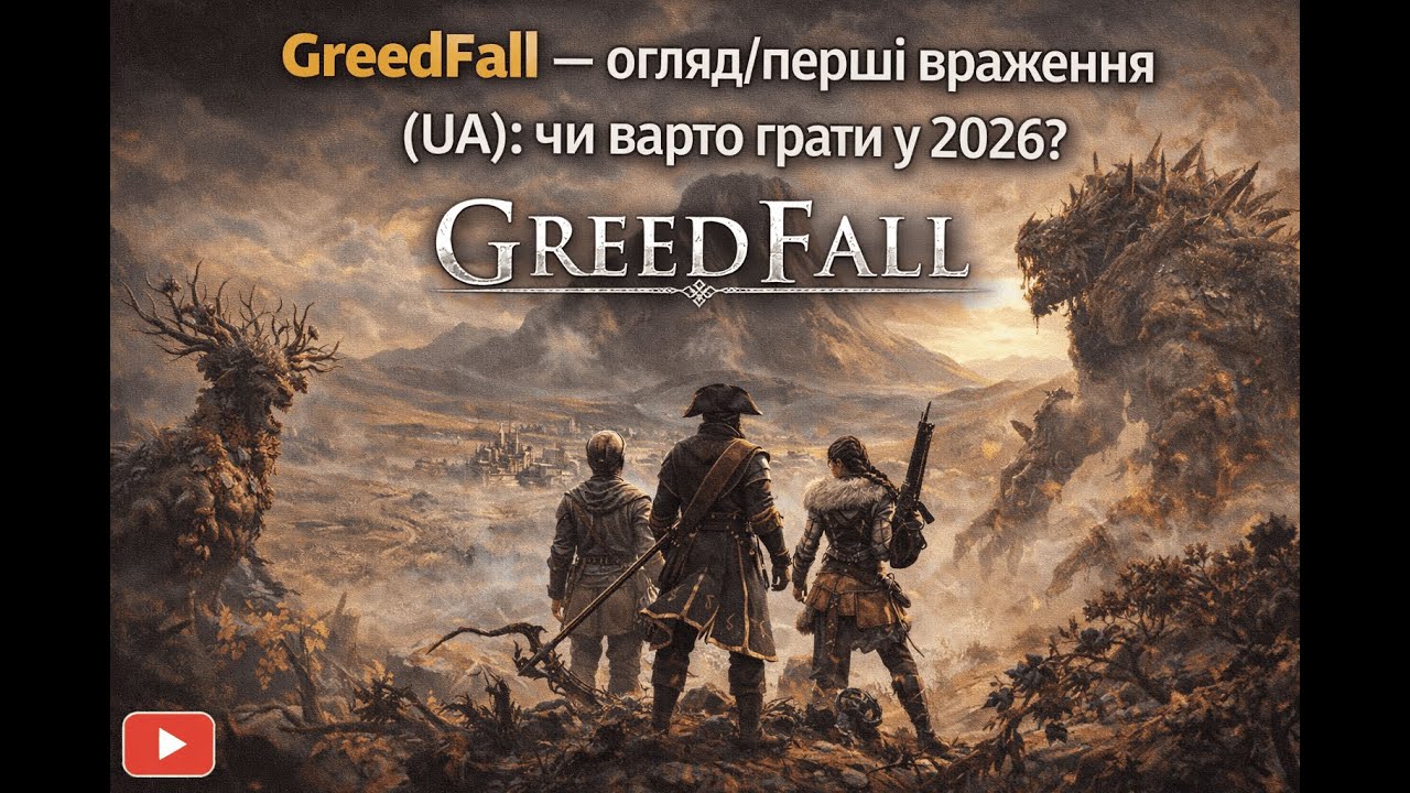 GreedFall — огляд/перші враження (UA): чи варто грати у 2026?